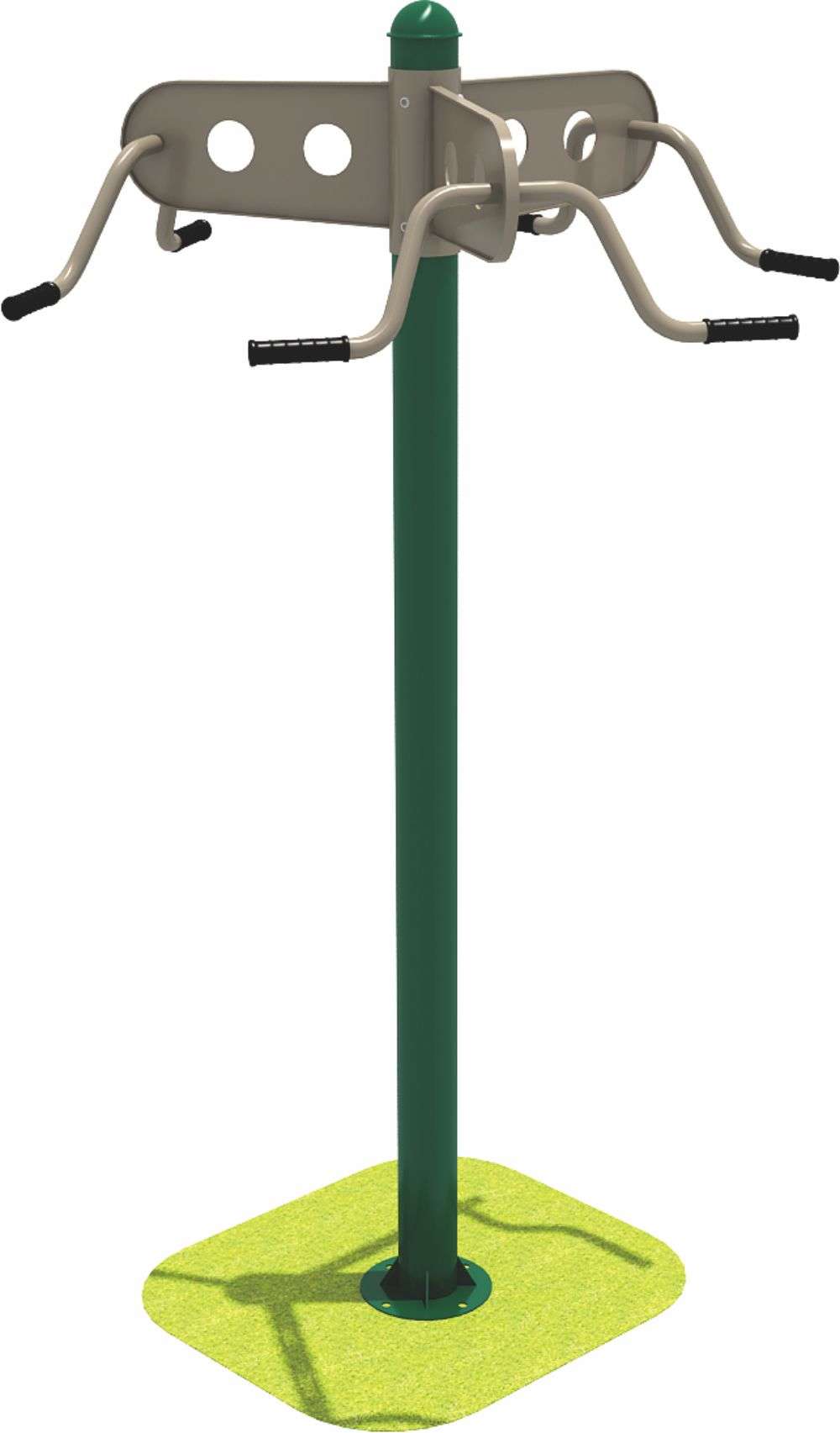 乐鱼健身器材 三人引体训